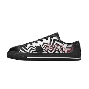 VENOM Low Top Shoes, Custom Unisex Kids and Adult Shoes