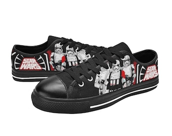 Storm Trooper Custom Low Top Shoes Unisex Adult and Kids