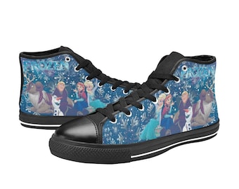 Frozen Custom High Top Shoes Unisex Adult and Kids