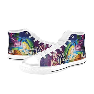 Alicia en el País de las Maravillas Zapatos Altos Personalizados Unisex Adultos y Niños