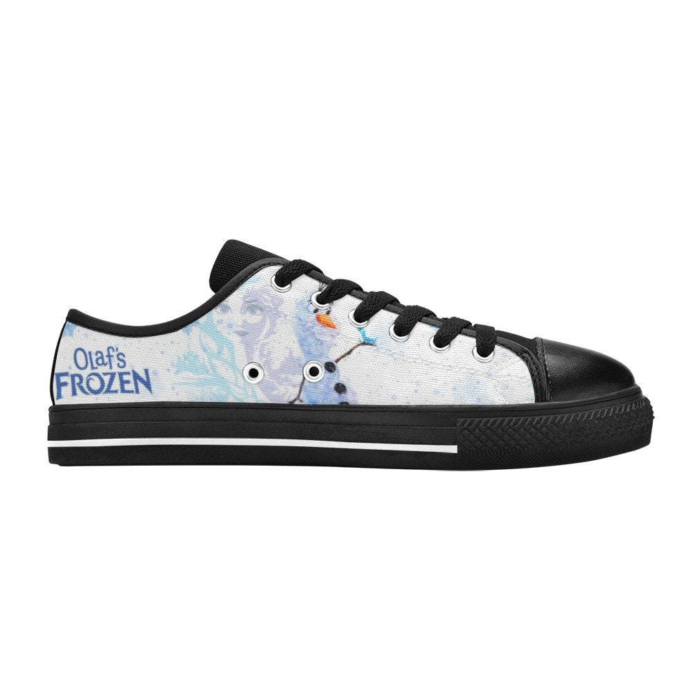 Low Top Shoes Canvas Frozen Olaf Movie Low Top Sneakers