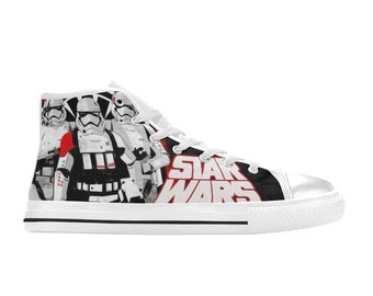 Storm Trooper Custom High Top Shoes Unisex Adult & Kids