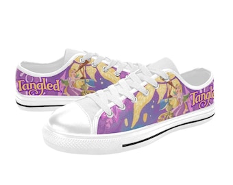 Tangled Custom Low Top Shoes Unisex Adult and Kids
