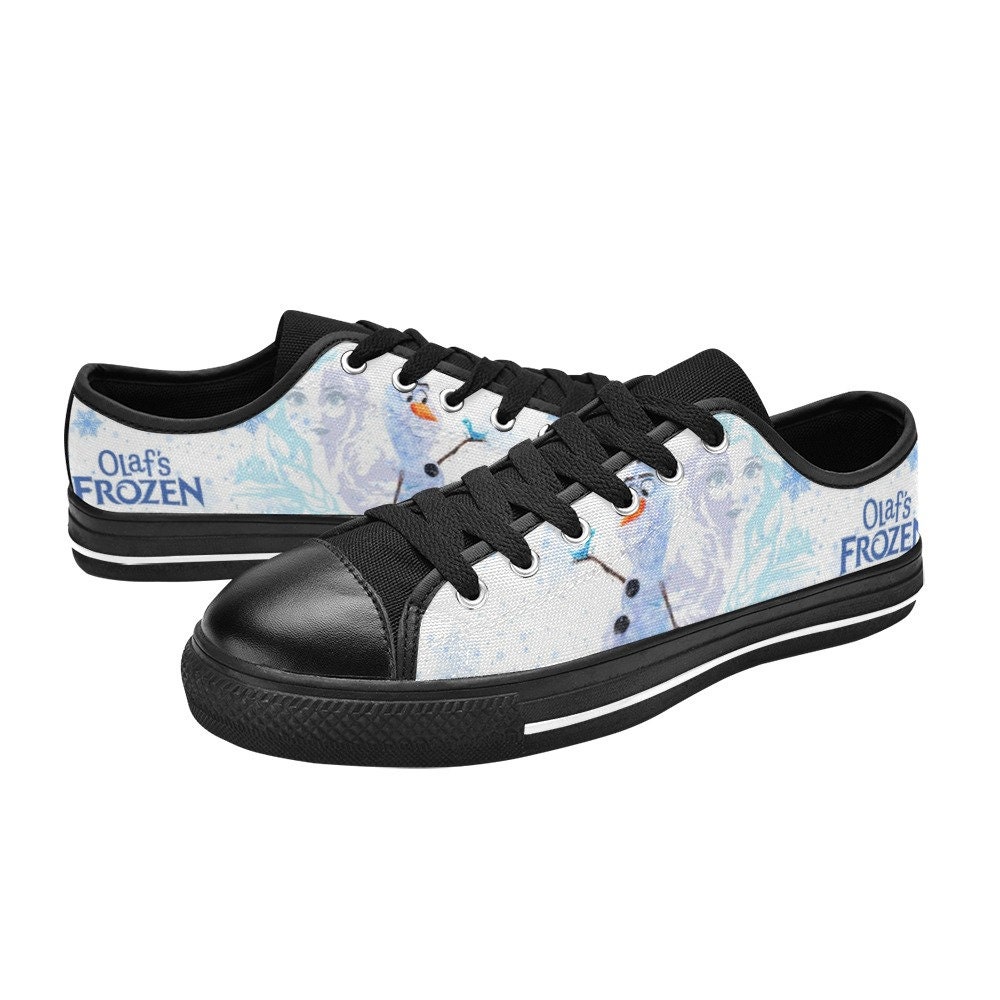 Low Top Shoes Canvas Frozen Olaf Movie Low Top Sneakers