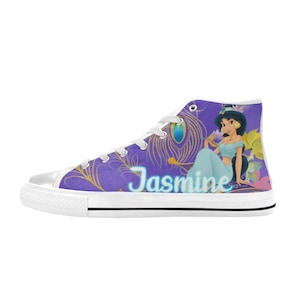 Princess Jasmine Aladdin Custom High Top Shoes Unisex Adult & Kids