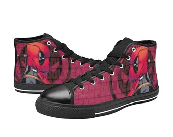 Deadpool High Top Schuhe, benutzerdefinierte Unisex Kinder und Erwachsene Schuhe
