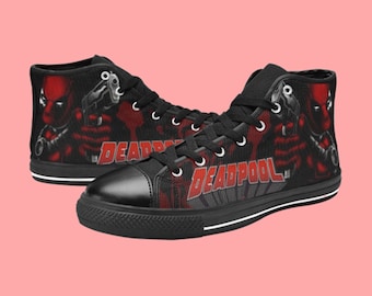 Deadpool High Top Schuhe, benutzerdefinierte Unisex Kinder und Erwachsene Schuhe