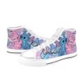 Stitch and Angel High Top Shoes, Custom Canvas Unisex For Kids & Adult product logo