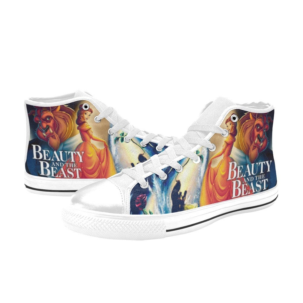 Beauty & The Beast Disney High Top Sneakers