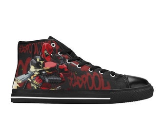 Deadpool High Top Schuhe, benutzerdefinierte Unisex Kinder und Erwachsene Schuhe