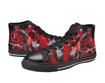 Deadpool High Top Schuhe, benutzerdefinierte Unisex Kinder und Erwachsene Schuhe