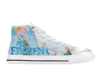 Frozen Custom High Top Shoes Unisex Adult and Kids