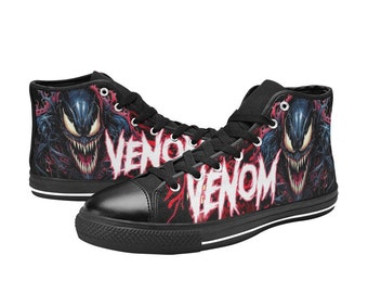 VENOM High Top Shoes, Custom Unisex For Kids & Adult Shoes
