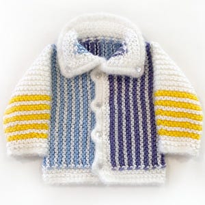 Handmade knitted 3-6 month baby cardigan, different colors available, nice baby shower gift