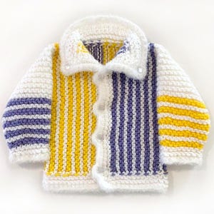 Handmade knitted 3-6 month baby cardigan, different colors available, nice baby shower gift