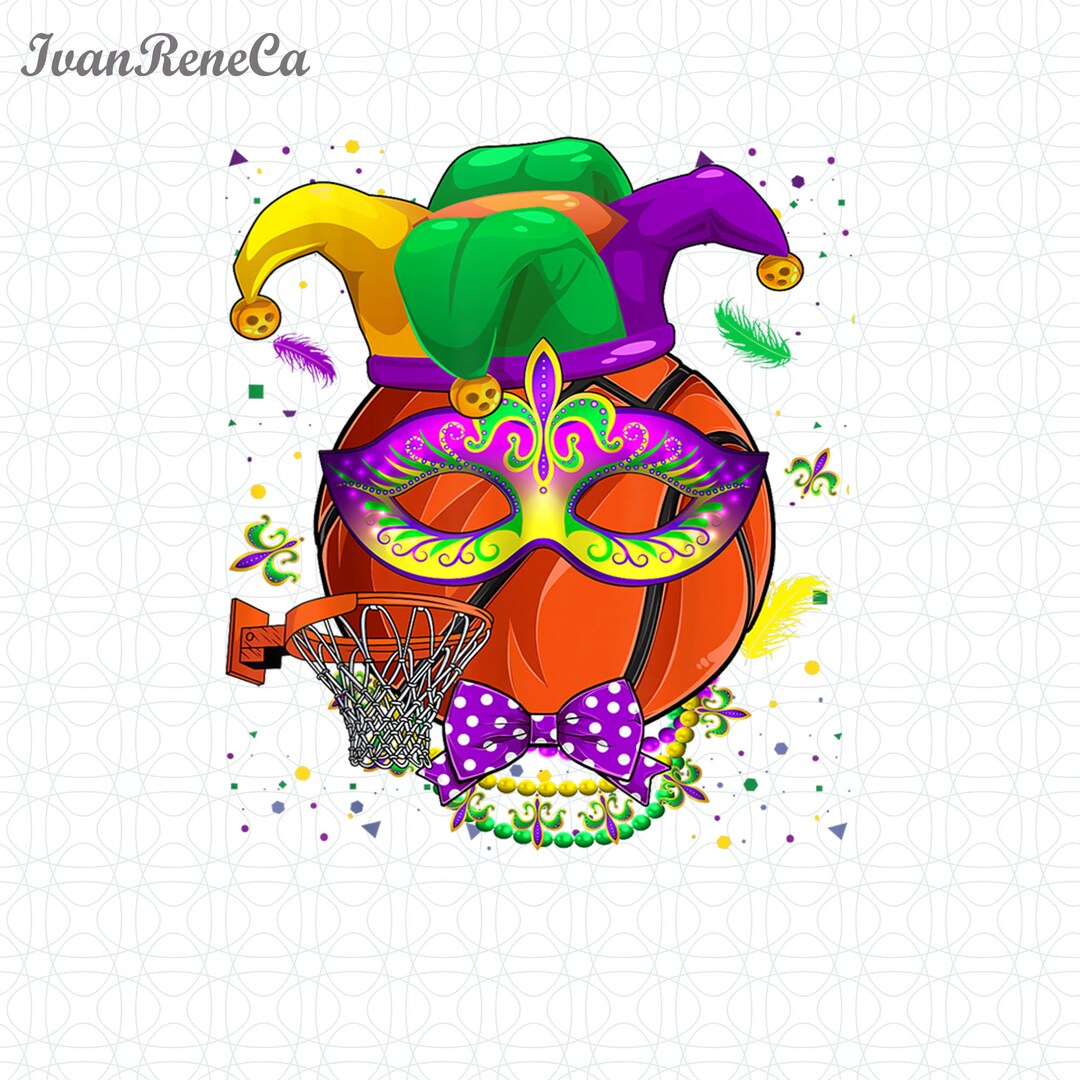 mardi gras basketball jersey