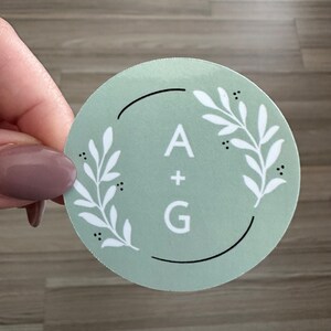 Wedding favor stickers