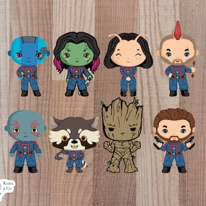 Guardians stickers 8pc