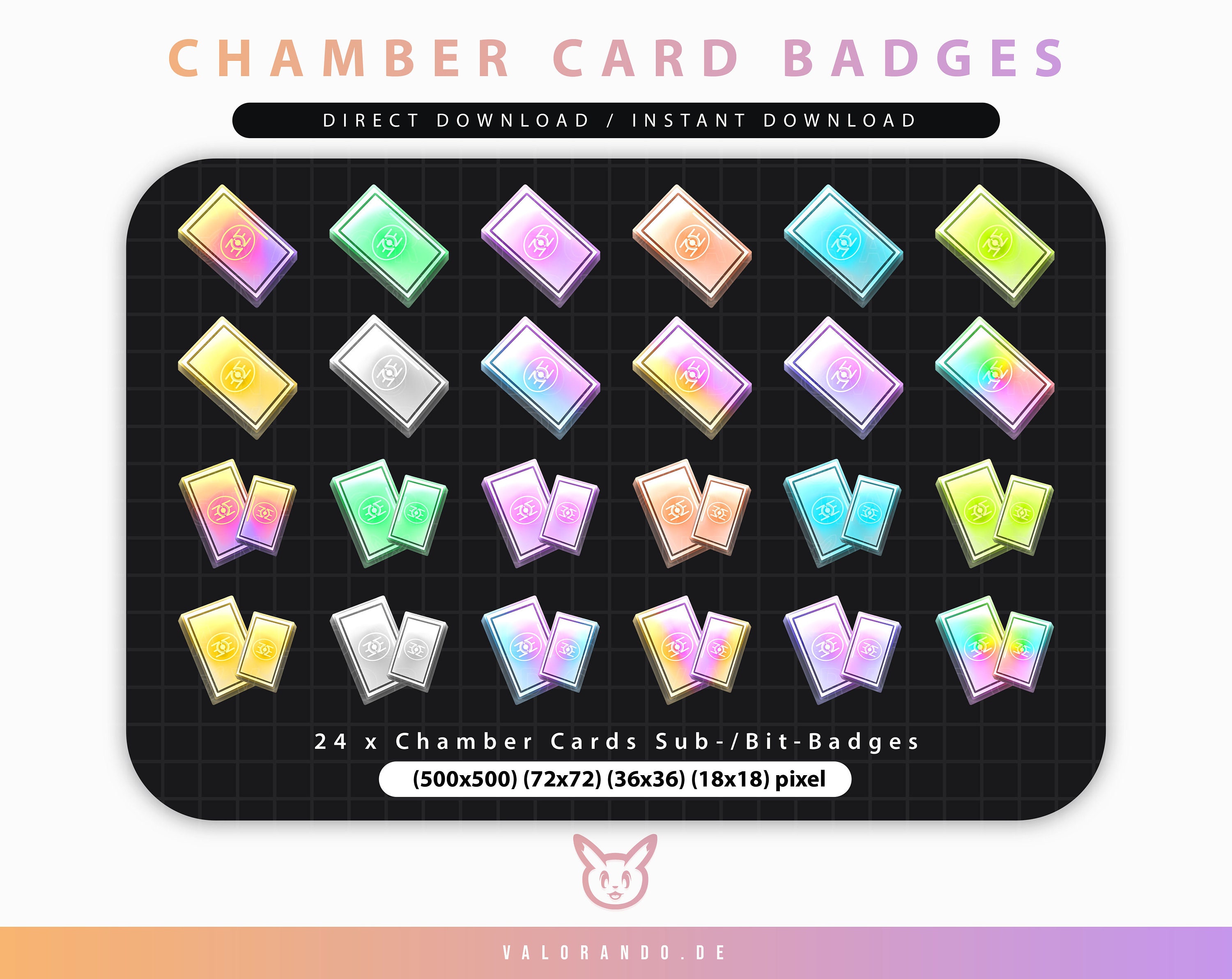 XXL STREAM PACKAGE Chamber Valorant Emotes, Panels and Sub-/bit-badges ...