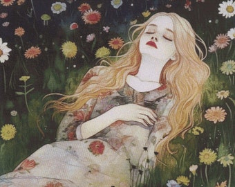 Waternymphs- Flowerbed Licenced Cross Stitch Pattern | Pattern Keeper Compatible