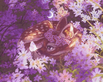 Wildflower Fields Licenced Cross Stitch Pattern (Charted With Pearlescent Theads) | Pattern Keeper Compatible