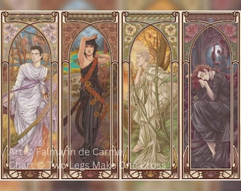 The Times of Day in Eden Licenced Cross Stitch Pattern | Good Omens | Pattern Keeper Compatible