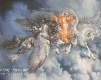 When We Dream, We Can Fly Licenced Cross Stitch Pattern | Pattern Keeper Compatible