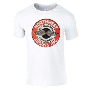 Vintage Northwest Airlines Unisex Crewneck T-shirt | Perfect for Aviation Enthusiasts | Classic Airline Logo Tee | Perfect Pilot Gift