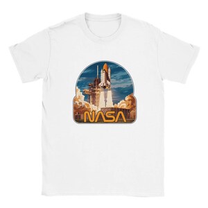 vintage NASA Space Shuttle T-shirt ras du cou unisexe