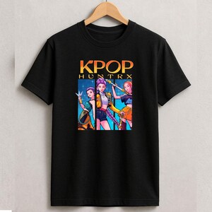 T-Shirt Enfant K-Pop Demon Hunters "Derpy Tiger" - Coton Ringspun - Taille 3-4 Ans - Bleu Marine