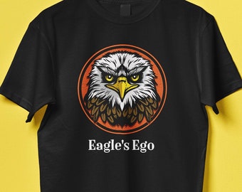 Eagle's Ego T-shirt | Bird of Prey Tee, OctoCharm Design