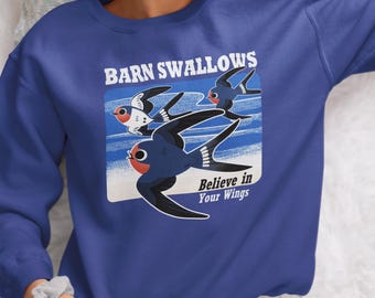 Barn Swallow Sweatshirt: Bird Nerd Nature Top