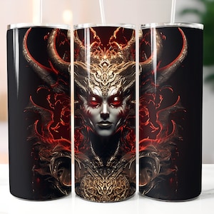 Tumbler Diablo Monster  20 oz Skinny Tumbler Diablo Sublimation Design Template  Straight Design Digital Download PNG