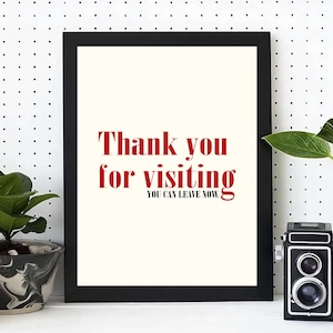 Thank you for visiting. You can now leave posters in red. Wall decor, digital art, digital download, art
