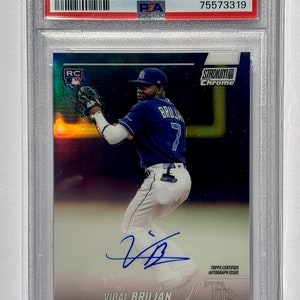 VIDAL BRUJAN Rookie Auto PSA 10 2022 Topps Stadium Club Chrome Tampa Bay Rays
