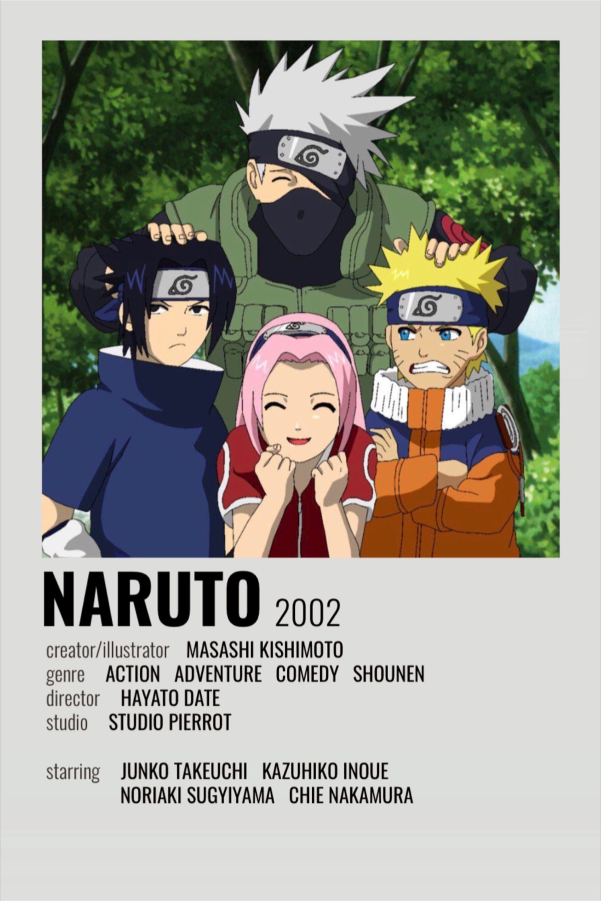 Naruto poster: superior matte paper poster