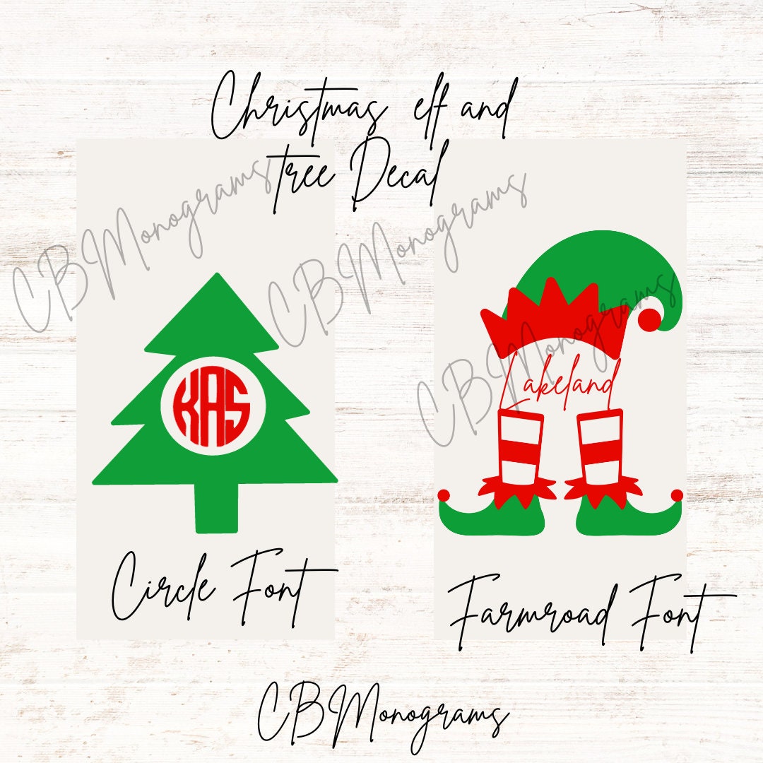 Christmas SVG Christmas Vinyl Decal Iron on Decal Etsy