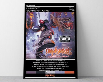 Limp Bizkit Poster | Significant Other Poster | Metal Music Poster | Album Cover Poster | Music Poster Gift | WallDecor | 4Color | RoomDecor