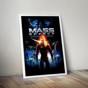 Mass Effect 1 Poster | Mass Effect Video Game Poster | Gaming Poster | Game Poster | Gamer Poster Gift | Wall Decor | Game Print | RoomDecor