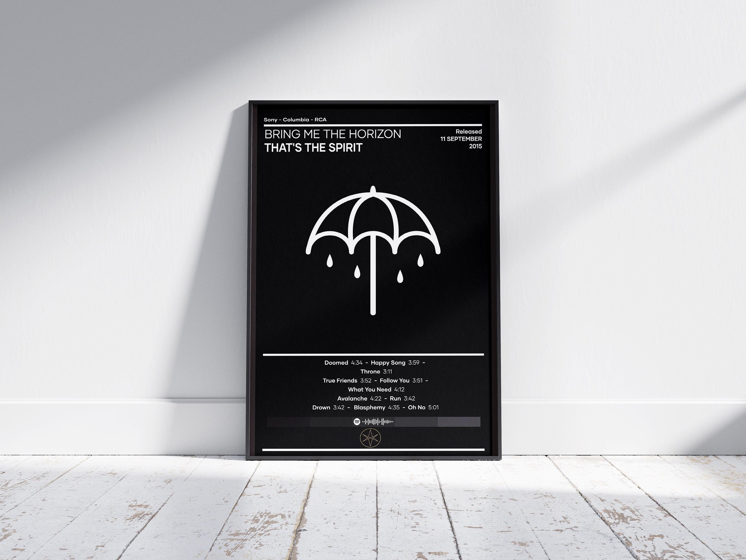 Bring Me the Horizon Poster | That's The Spirit Poster | Rock Music Poster | Album Cover Poster