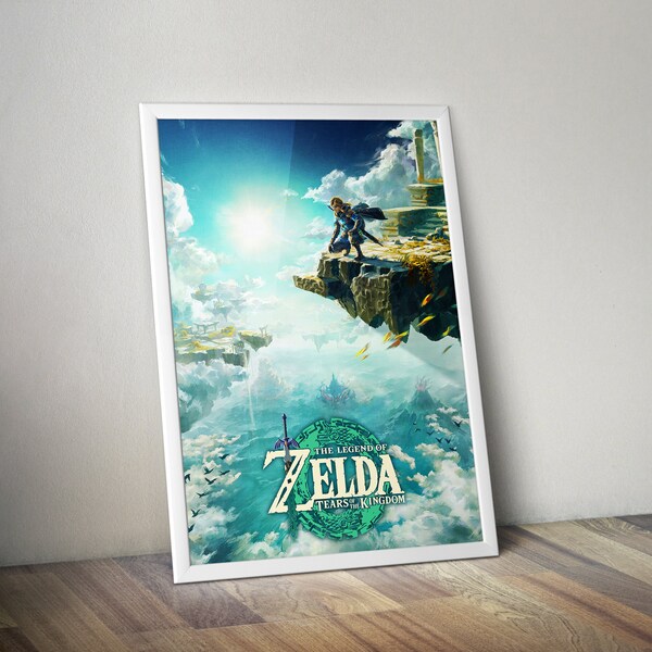 The Legend of Zelda: Tears of the Kingdom Wonder Poster | The Legend of Zelda Video Game Poster | Gaming Poster | Game Poster