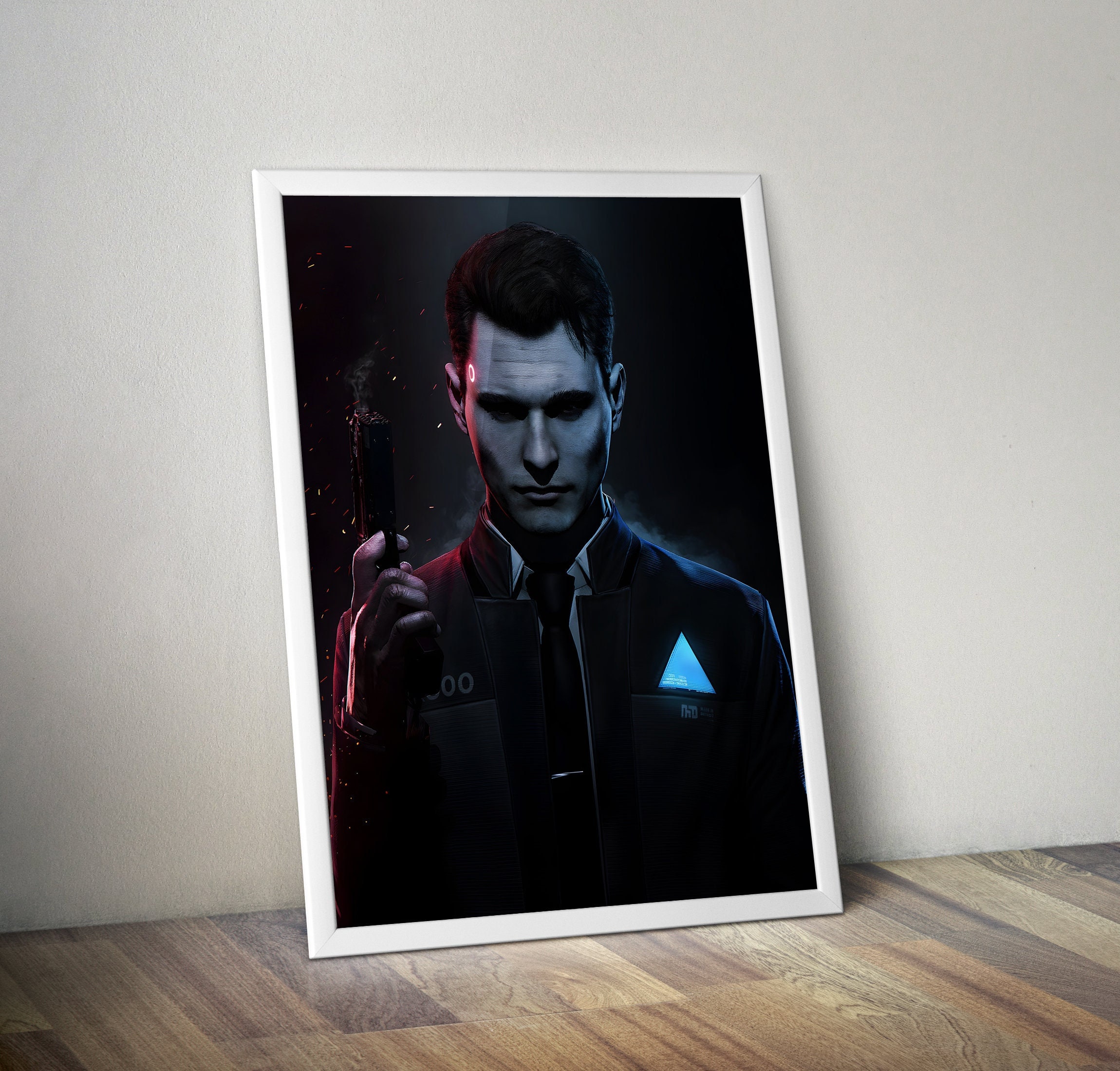 Connor / Detroit: Become Human Postcard for Sale by sunavaire