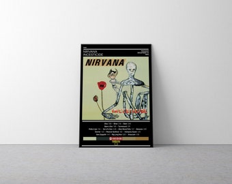 Nirvana Poster | Incesticide Poster | Rock Music Poster | Album Cover Poster | Music Poster Gift | Wall Decor | 4 Color | Print | Home Decor