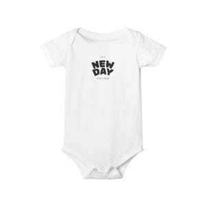 Cute New Day Infant Jersey One Piece, Baby Bodysuit, Cute Baby Clothes, New Baby Gift, Baby Shower Gift, Everyday Wear