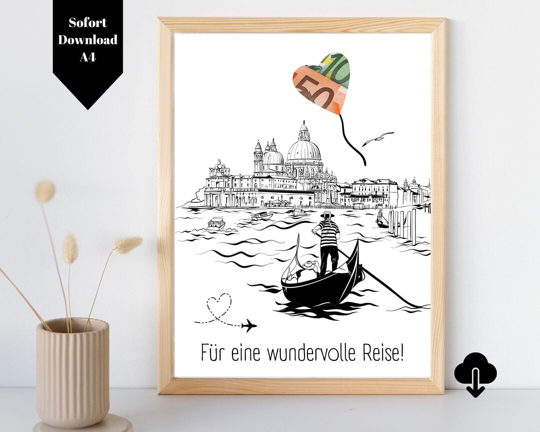 マネーギフト ヴェネツィア旅行 PDF A4 ダウンロード / 旅行資金