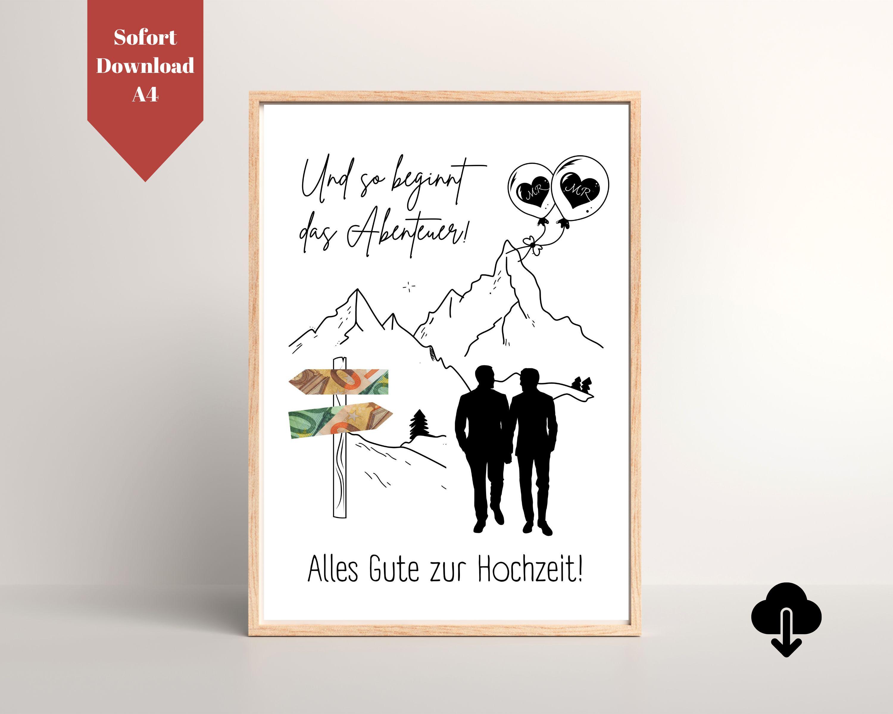 LEVLO Kosmetiktasche 'License To Marry' – Offizielles Hochzeitsgeschenk Für Trauzeugen & Standesbeamte