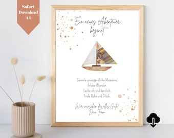 Regalo de dinero despedida por maternidad colega PDF | Regalo despedida colega licencia parental | Regalo bebé descanso equipo | plantilla imprimible
