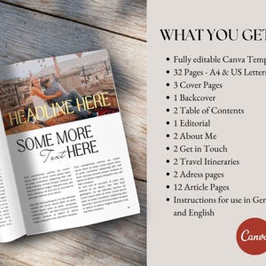 Canva Travel Guide template