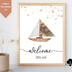 Money gift for birth of girls and boys PDF A4 | Make money gift for birth for picture frames | Printable template