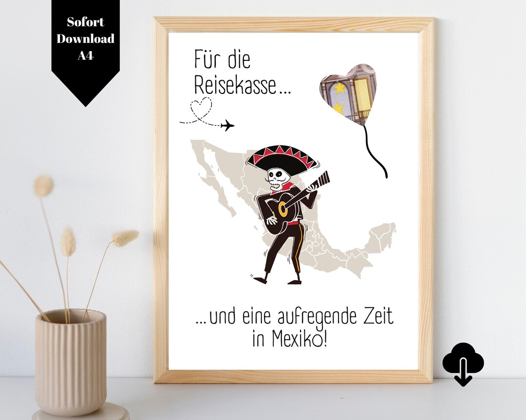FOTAP Mexiko-Make-up-Tasche – Canvas, Wasserabweisend, 23,5x17 Cm, Reise-Organizer & Souvenir